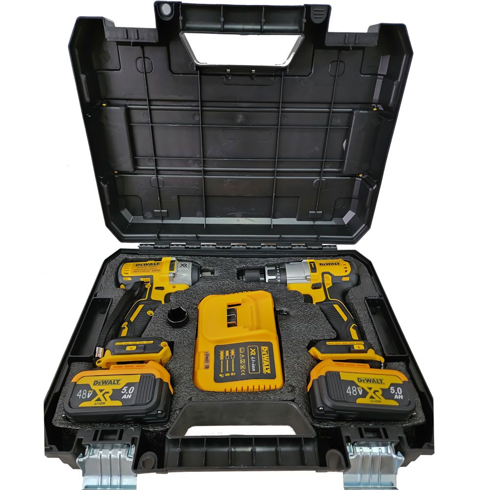 Dewalt DUZ-006 48vf 5ah Somun Sıkma ve Vidalama Matkap 2li Set