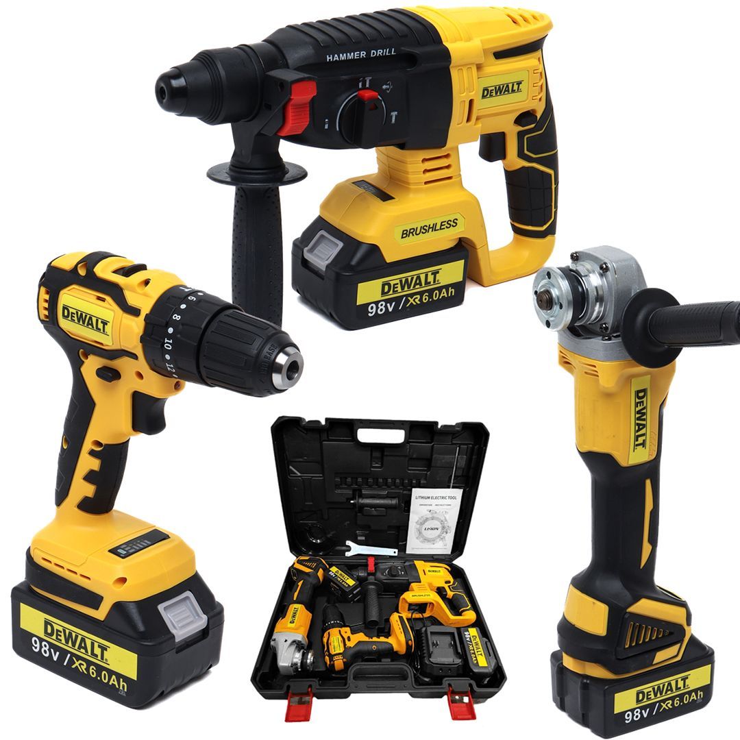 Dewalt DUZ-019 Akülü Ultra 3lü Set 98vf