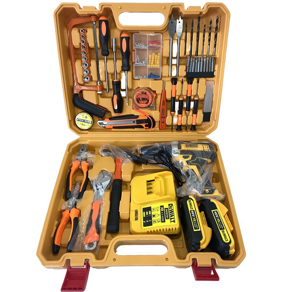 Dewalt DUZ040 Çelik Gövde 54 Parça 48vf Full Set Takım