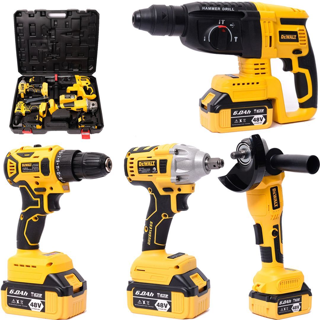 Dewalt DUZ022 Akülü 4lü Set 48vf 6ah