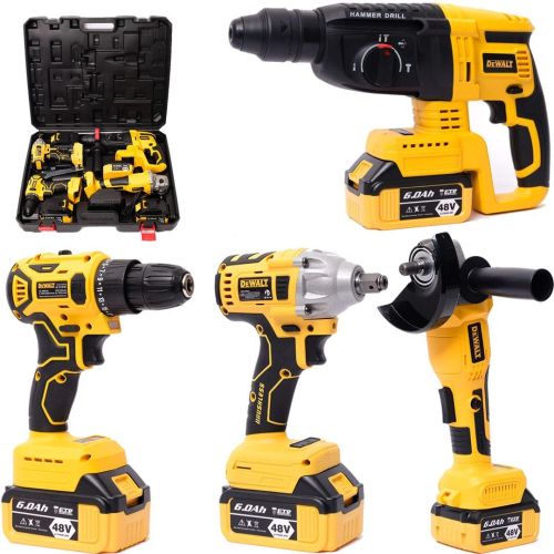 Dewalt DUZ022 Akülü 4lü Set 48vf 6ah