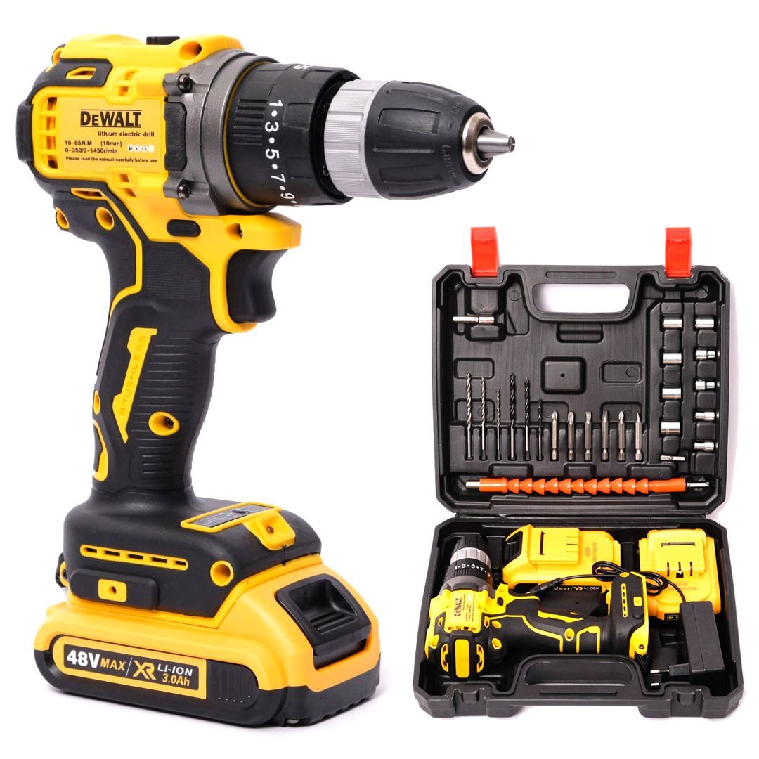 Dewalt DUZ025 Kömürsüz Vidalama Matkap Set 48vf 5ah