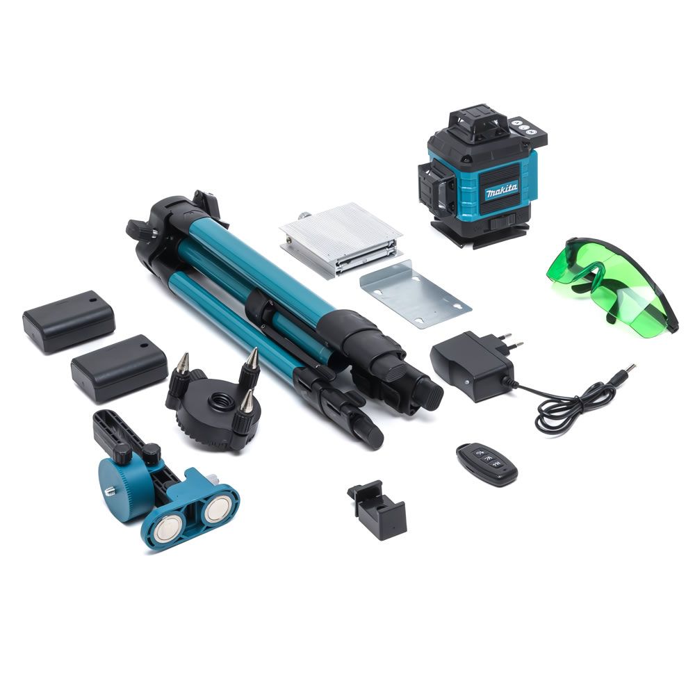 Makita DUZ-001 3 Fonksiyonlu Çift Akülü Mıknatıslı Lazerli Terazi