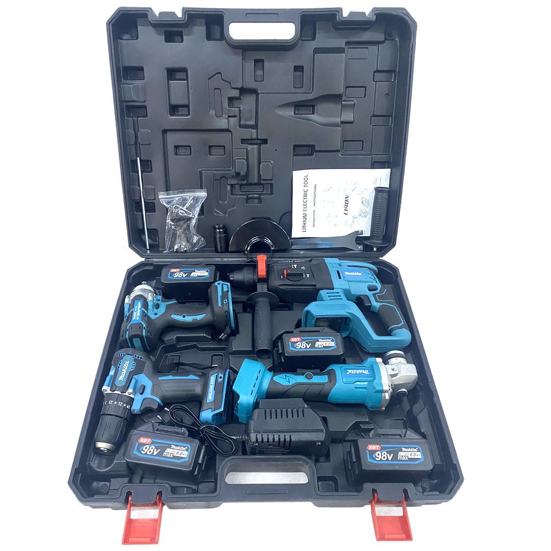 Makita DUZ-009 Akülü Ultra 4lü Set 98vf 5ah 4 Bataryalı