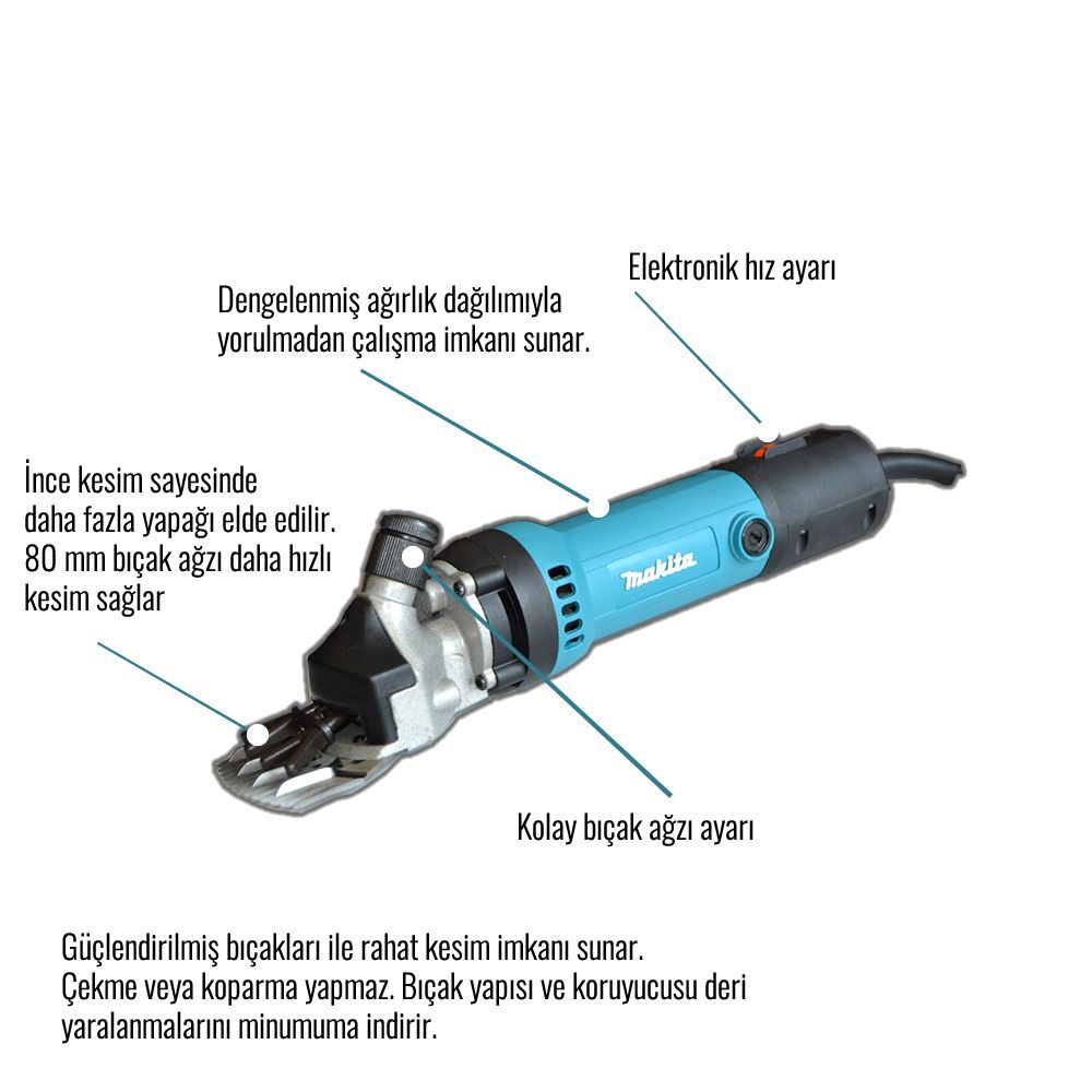 Makita DUZ028 Koyun Keçi Kırkma Makinesi
